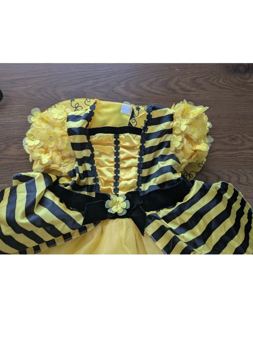Bee Princess Costume 2 Piece Set Girls 130 / 7 EUC
